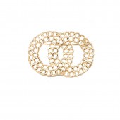 XZF9833 CC Luxurious geometric design brooch, alloy brooch inlaid with  pearls