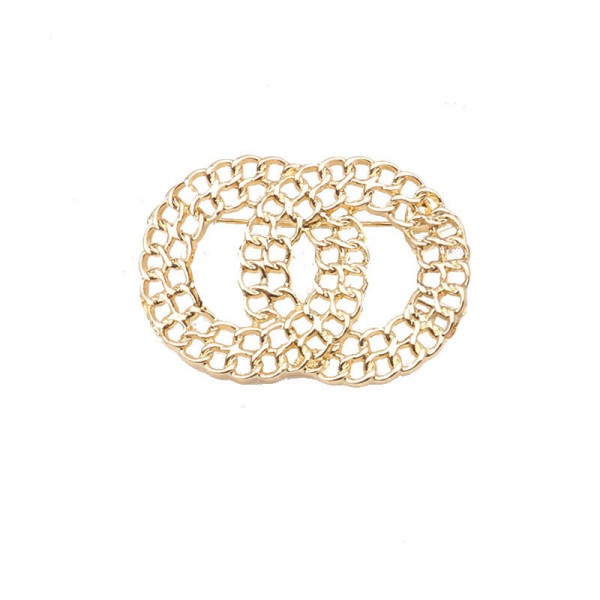 XZF9833 CC Luxurious geometric design brooch, alloy brooch inlaid with  pearls