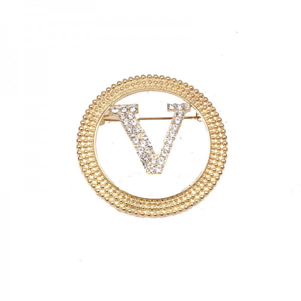 XZF9837 Luxurious geometric design brooch, alloy brooch inlaid with  pearls