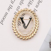 XZF9849  Luxurious geometric design brooch, alloy brooch inlaid with  pearls