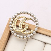 XZF9850 GG  Luxurious geometric design brooch, alloy brooch inlaid with  pearls