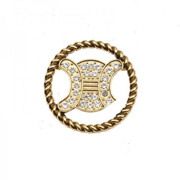 XZF9860 Luxurious geometric design brooch, alloy brooch inlaid with  pearls