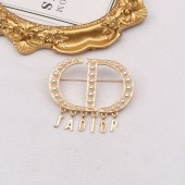 XZF9862 Jadior Luxurious geometric design brooch, alloy brooch inlaid with  pearls