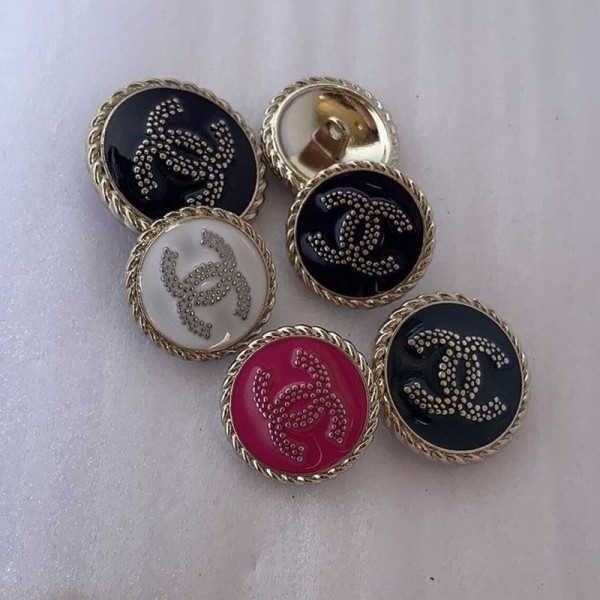 BT9645-2 25mm CC metal button Vintage Metal Chanel Button