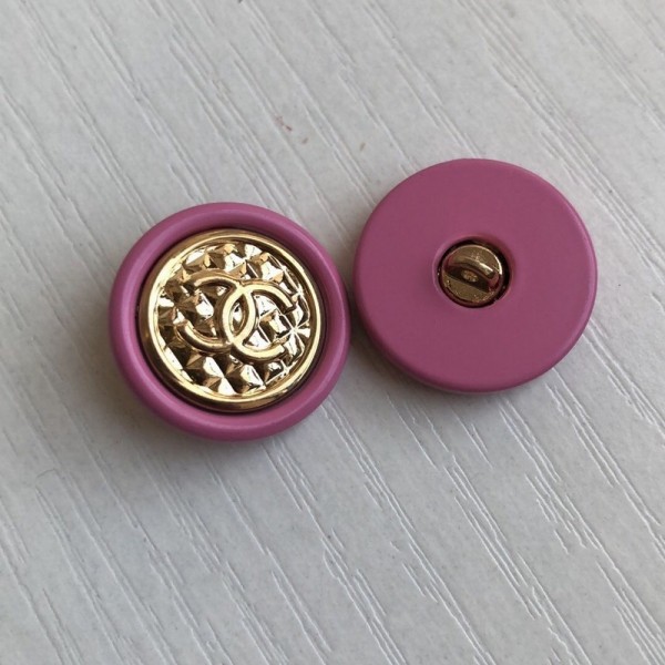 BT9716 18mm CC metal button Vintage Metal Chanel Button