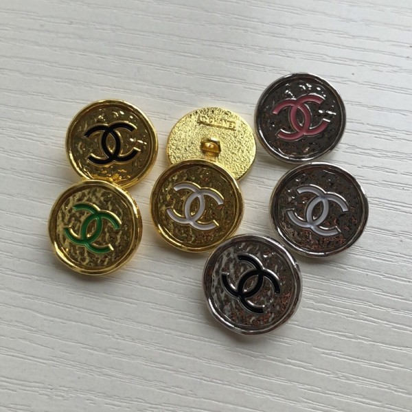 BT9729 20mm new clothing accessory metal button Vintage Metal Chanel Button_ Luxury Button