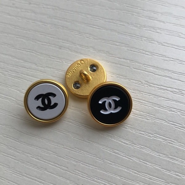 BT9733  Vintage Metal Chanel Button_ Luxury Button New 12mm and 15mm metal buttons