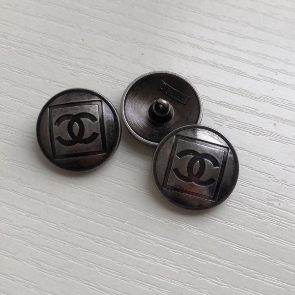 BT9734 CC 25mm metal button new model Vintage Metal Chanel Button_ Luxury Button