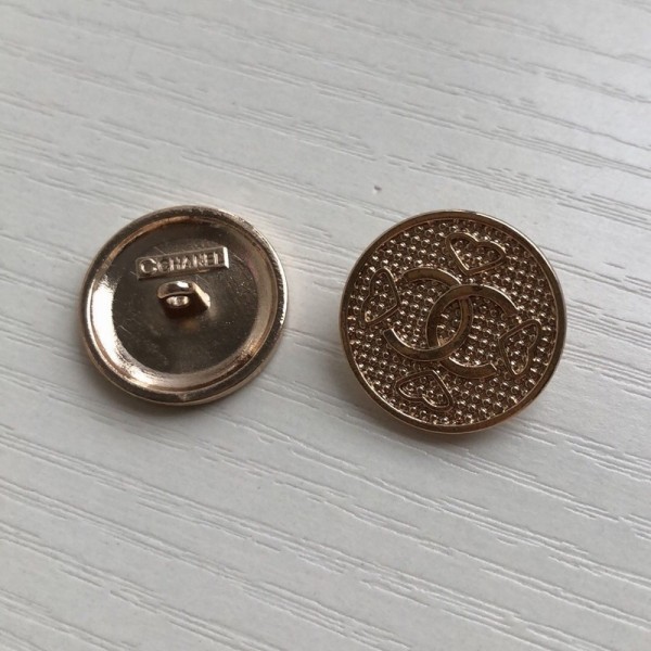 BT9737 20mm New CC Metal Button Vintage Metal Chanel Button_ Luxury Button