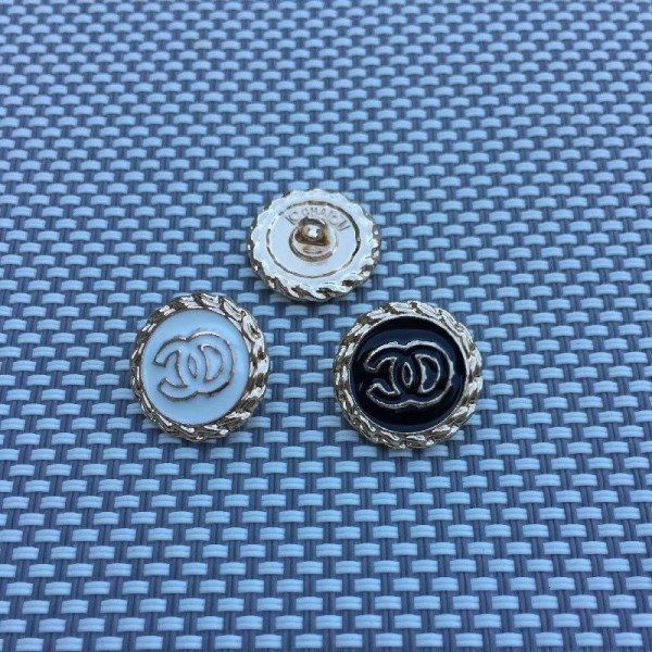 BT9805  15mm New CC Button Vintage Metal Chanel Button_ Luxury Button