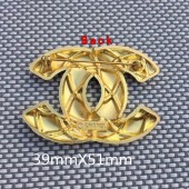 BT9824 39mmX51mmGolden CC brooch