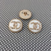 BT9827 20mm New CC Gold Diamond Set Hand sewn Button