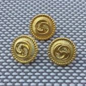 BT9840 15mm, 18mm, 20mm, 23mm GG hand sewn buttons metal buttons gold color