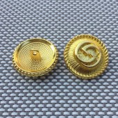 BT9840 15mm, 18mm, 20mm, 23mm GG hand sewn buttons metal buttons gold color