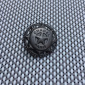 BT9846 20mm vintage pentagram metal button