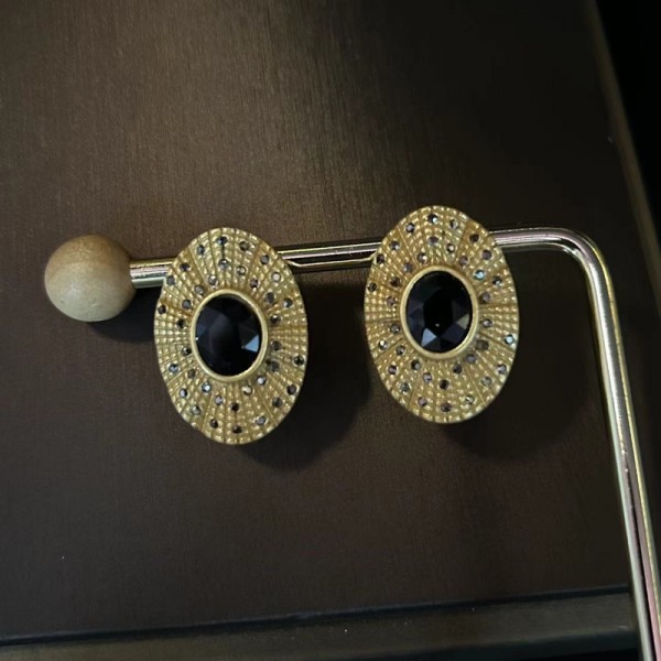 ES9854 Vintage versatile light luxury niche fashion earrings ES9854 Vintage versatile light luxury niche fashion earrings