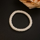 NL9818 French pearl collarbone chain