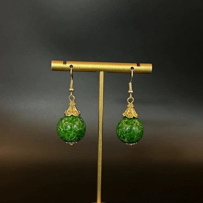 NL9849-22 Glaze bead Earrings