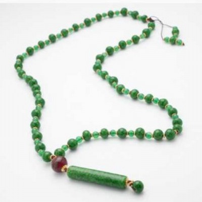NL9849-4 Glaze bead necklace