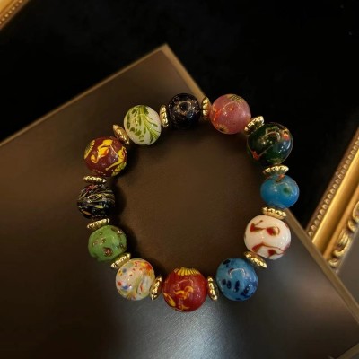 NL9849-10 Glaze bead Bracelet