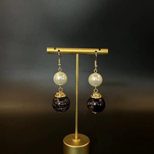 NL9849-20 Glaze bead Earrings