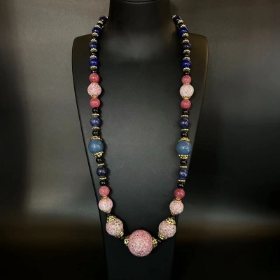 NL9851-3 Palace style phoenix eye gourd pendant necklace