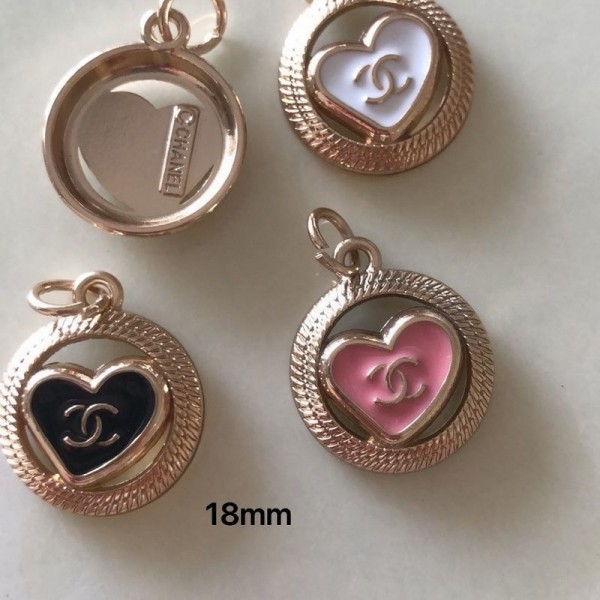 PS9787 CC Clothing accessory pendant 0.53“（14mm）,0.71" (18mm)