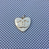 PS9817 CC  Heart shape  Clothing accessory pendant 1" (25mm)