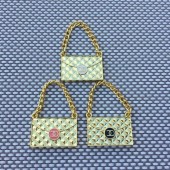 PS9824 cc  Handbag design Clothing accessory pendant 1.1" (28mm)