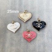 PS9850 CC heart-shaped Clothing accessory pendant 1" (25mm)