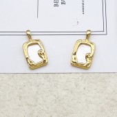 PS9731 18k gold plated natural shell pendant DIY jewelry accessories（2PCS）