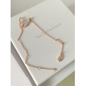 PB9882 Rose Gold Plated Butterfly Pendant Bracelet