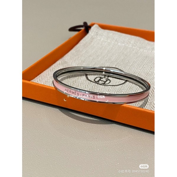 PB9892 Platinum plated pink bracelet