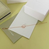 PB9893 Gold Plated Plum Blossom White Mother of Pearl Bracelet