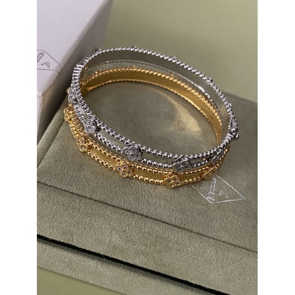 PB9905 Gold Plated Starlight White Mother of Pearl Bracelet