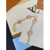 PB9930 Diamond encrusted Lucky Grass Pink Lucky Grass Bracelet