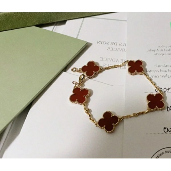 PB9994 Gold Plated Ruby Bracelet