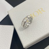 PR9984 K-plated gold inlaid hollow opening ring