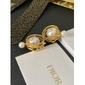 VE9872 Dior gold-plated pearl earrings