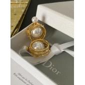 VE9872 Dior gold-plated pearl earrings