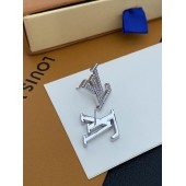 VE9873 Inlaid jewelry LV plated white gold earrings