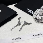 VE9877 Inlaid zircon jewelry Chanel earrings