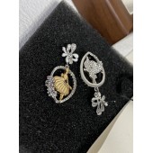 VE9886 Gilded inlaid zircon elegant dancer earrings