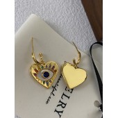 VE9887 Gold plated Magic Eye Colored Diamond Starry Earrings