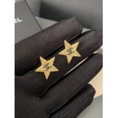 VE9890 Five star Chanel gold-plated earrings