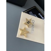 VE9890 Five star Chanel gold-plated earrings