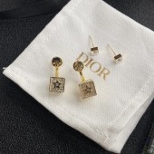 VE9902 Square shaped inlaid with jewelry Dior earrings