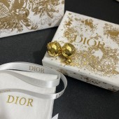 VE9906 Gilded spherical Dior earrings