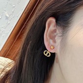 VE9908 Gilded Dior earrings