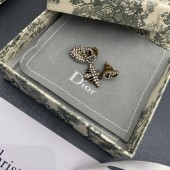 VE9923 Gilded asymmetrical pendant Dior earrings